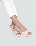 Open sandalen op sleehak